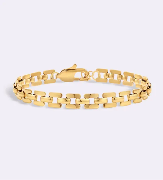 Timepiece Link Chain Bracelet